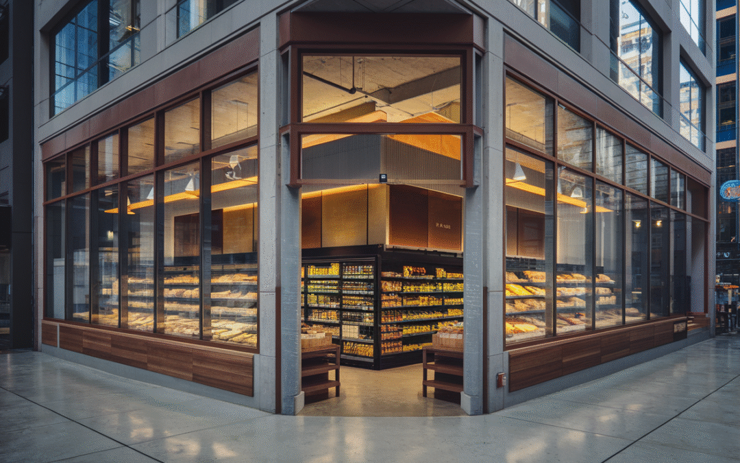 Innovative Small Footprint Grocery Store Design for Urban Developers in San Francisco