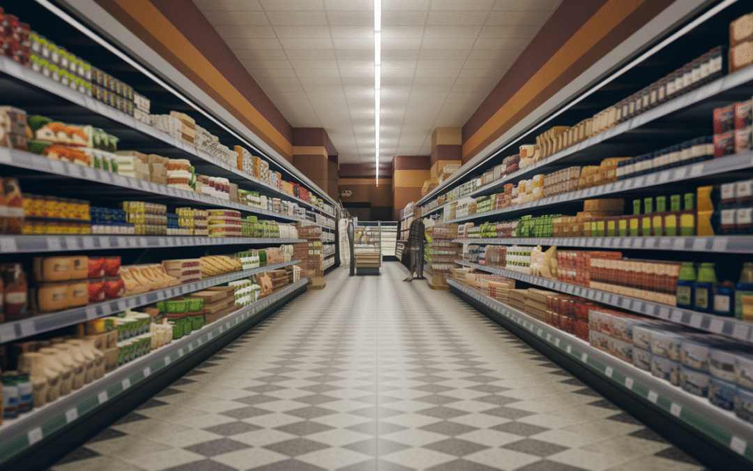Grocery Store Aisle Width Optimization for Enhanced Customer Flow in the Bay Area